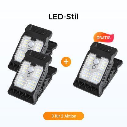 🔥🏡✨Energiesparende Solar-Klemmleuchten mit Bewegungssensoren für Zuhause und draußen