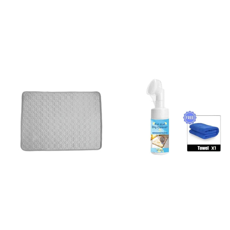🔥Gray+Pet Cooling Mat Cleaner🎁
