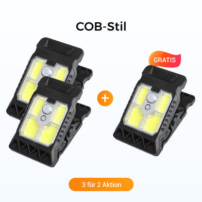 🔥🏡✨Energiesparende Solar-Klemmleuchten mit Bewegungssensoren für Zuhause und draußen