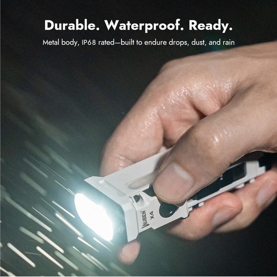 LED-Taschenlampe mit 180° schwenkbarem Kopf für die Arbeit