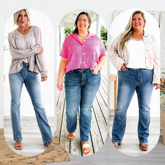 👖 41% RABATT! ✨ Hochelastische Jeans zur Bauchkontrolle – Schmeichelt jeder Figur, Tummy Control &amp; Höchster Tragekomfort 💙