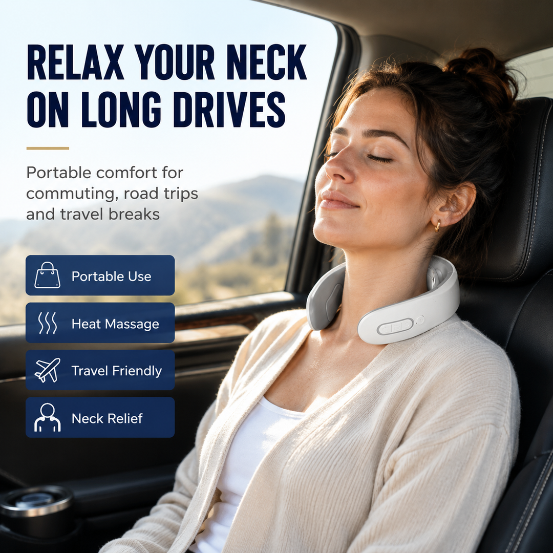 Heated 4D Neck Massager / Portable 4D Neck Relaxer