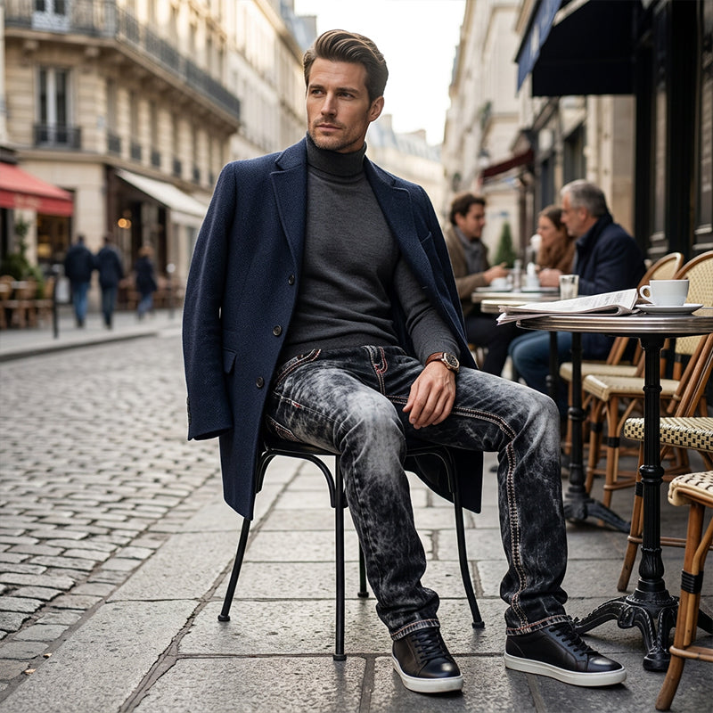 Unkomplizierte Sommer-Jeans für Herren – leichte Stretch-Qualität, gerader Schnitt, vielseitig kombinierbar ☀️👍