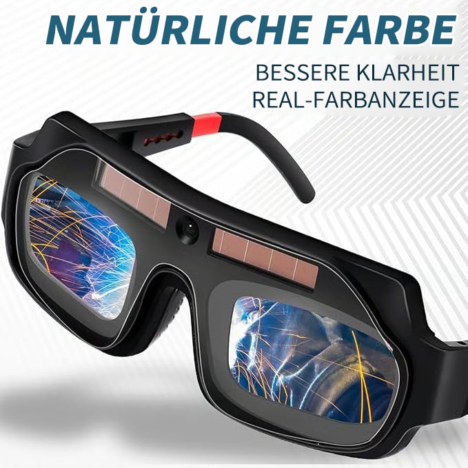 Automatische Dunkelbrille für Schweißen Lichtfilter Auto-Dunkelzustand Anti-Blinzel-Schutzbrille für Schweißmasken Brillen Zubehör.Echtes Farbverhältnis