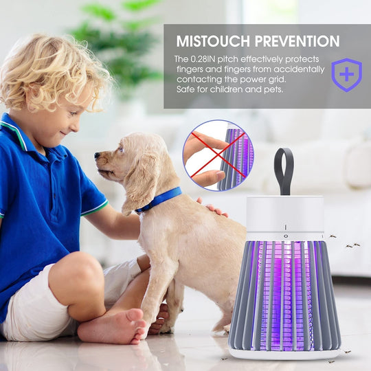 🦟USB/Rechargeable Portable Mosquito &amp; Fly Trap Lamp for Indoor &amp; Outdoor