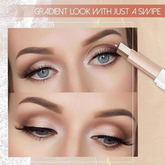 💘50% Rabatt!💄Zweifarbiger Lidschattenstift – Müheloser Gradient-Look in einem einzigen Strich!