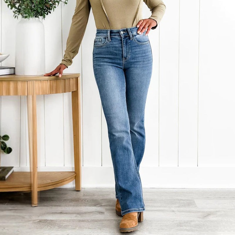 👖 41% RABATT! ✨ Hochelastische Jeans zur Bauchkontrolle – Schmeichelt jeder Figur, Tummy Control &amp; Höchster Tragekomfort 💙