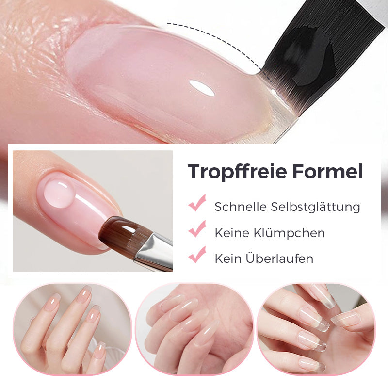 3-in-1 Mehrzweck-Nagelbasisgel mit hoher Transparenz