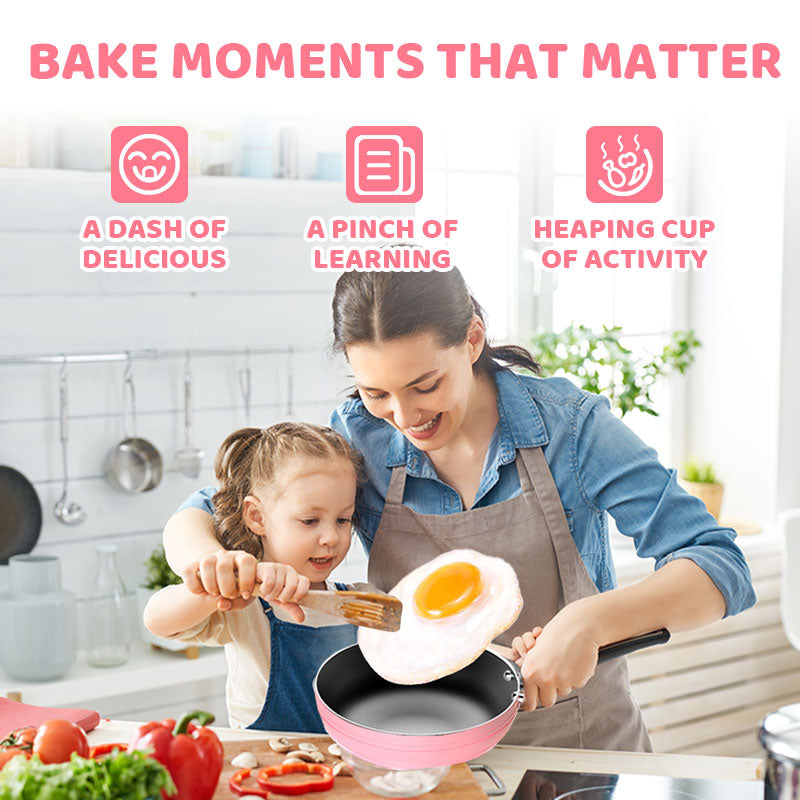 👧🏻 🍳 Realistisches Mini-Kochset (22-teilig) – Vollständige Ausstattung, Sichere Materialien &amp; Pädagogischer Spielspaß 🎁
