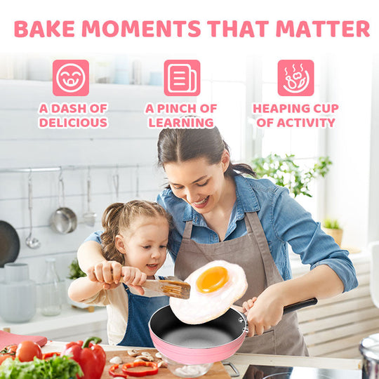 👧🏻 🍳 Realistisches Mini-Kochset (22-teilig) – Vollständige Ausstattung, Sichere Materialien &amp; Pädagogischer Spielspaß 🎁