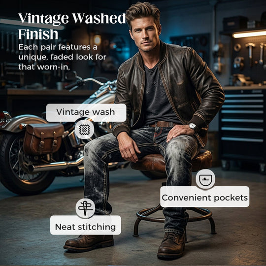 Unkomplizierte Sommer-Jeans für Herren – leichte Stretch-Qualität, gerader Schnitt, vielseitig kombinierbar ☀️👍
