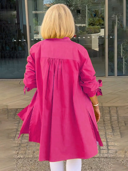 ✨2025 Neues Design✨Langjacken aus einfarbiger Baumwolle