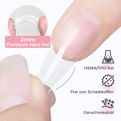 3-in-1 Mehrzweck-Nagelbasisgel mit hoher Transparenz