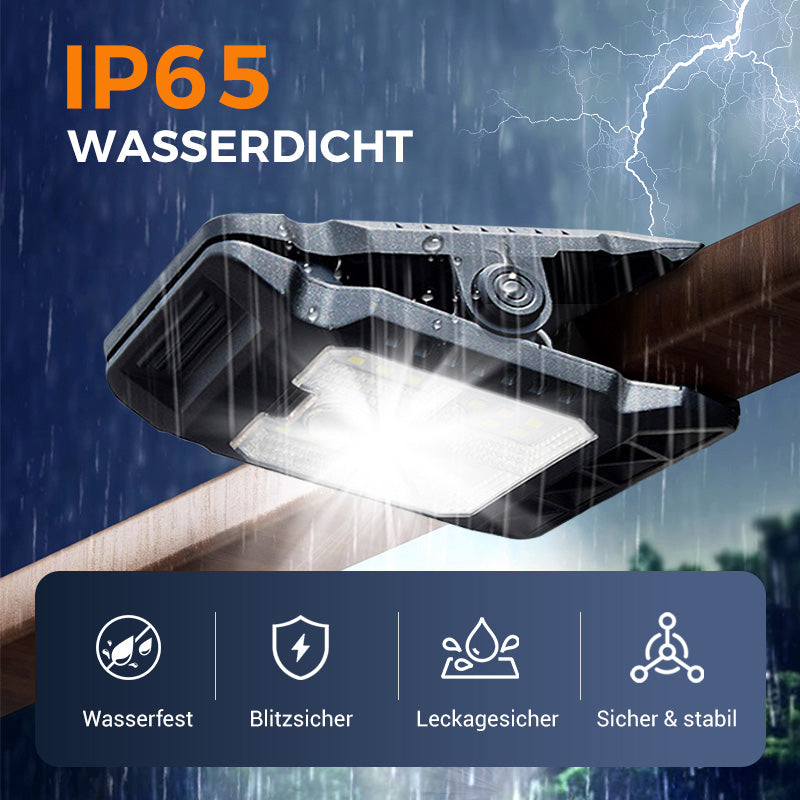 🔥🏡✨Energiesparende Solar-Klemmleuchten mit Bewegungssensoren für Zuhause und draußen