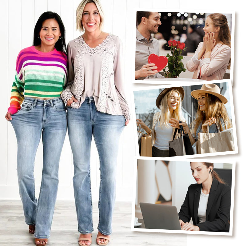 👖 41% RABATT! ✨ Hochelastische Jeans zur Bauchkontrolle – Schmeichelt jeder Figur, Tummy Control &amp; Höchster Tragekomfort 💙