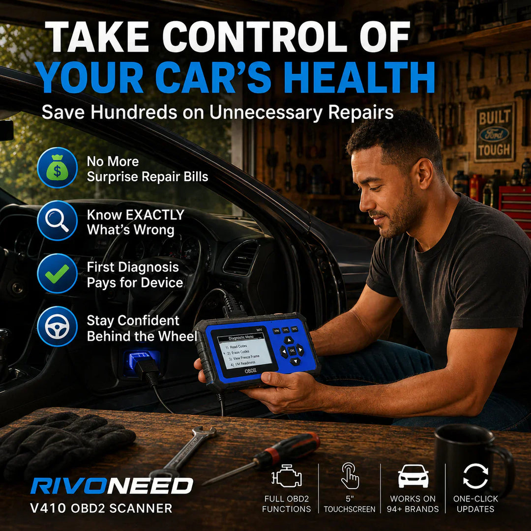 🔧🚗 53% off ⚡ Professional OBD2 scanner – Full diagnostics, one-click reset &amp; 8 languages! Compatible with all vehicles from 1996 onwards 📊💡