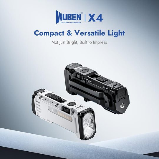 LED-Taschenlampe mit 180° schwenkbarem Kopf für die Arbeit