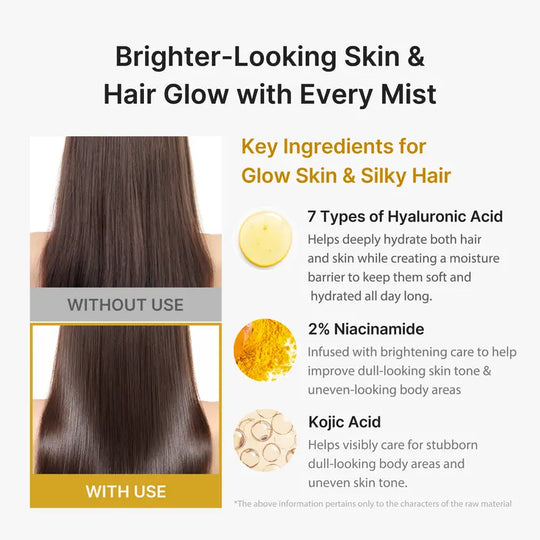 [NEW] [medicube] Vanilla Hair Body Fragrance Mist | Glow Vanilla | 24 Hours Odor Control, Deep Hydration, Body Brightening Care &amp; Boosting Hair Radiance | Vanilla, Pistachio &amp; Caramel Scent | Hair &amp; Body Care with Kojic Acid | Korean Skincare, K-Beauty