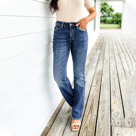👖 41% RABATT! ✨ Hochelastische Jeans zur Bauchkontrolle – Schmeichelt jeder Figur, Tummy Control &amp; Höchster Tragekomfort 💙