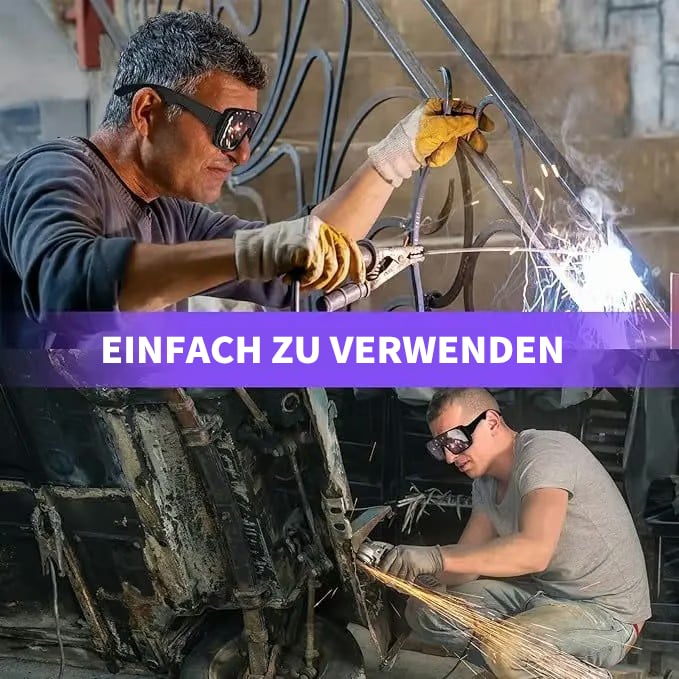 Automatische Dunkelbrille für Schweißen Lichtfilter Auto-Dunkelzustand Anti-Blinzel-Schutzbrille für Schweißmasken Brillen Zubehör.Echtes Farbverhältnis