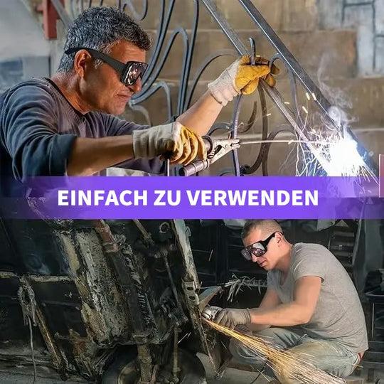 Automatische Dunkelbrille für Schweißen Lichtfilter Auto-Dunkelzustand Anti-Blinzel-Schutzbrille für Schweißmasken Brillen Zubehör.Echtes Farbverhältnis
