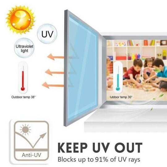 ☀️50% OFF! 🔥 Heat-Insulating Privacy Film – UV Protection, Easy Application &amp; Perfect for Home &amp; Office 🏠