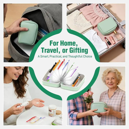 🏆Last Day Promotion 50% OFF💊A8 Waterproof Pill Pouch Set – 7 to 14 Days of Meds &amp; Vitamins💧Waterproof &amp; Crush-Resistant Shell