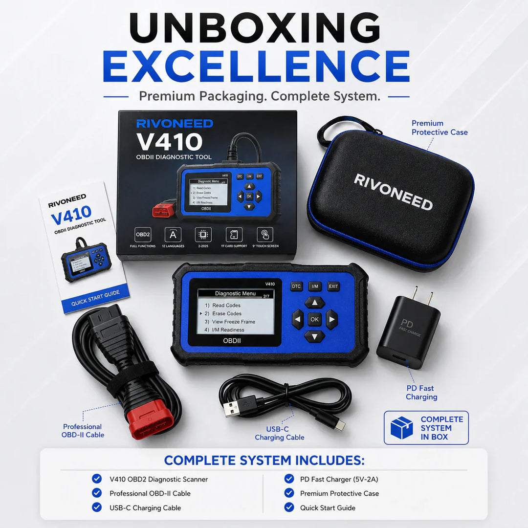 🔧🚗 53% off ⚡ Professional OBD2 scanner – Full diagnostics, one-click reset &amp; 8 languages! Compatible with all vehicles from 1996 onwards 📊💡