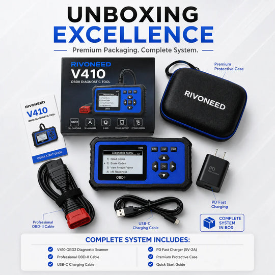🔧🚗 53% off ⚡ Professional OBD2 scanner – Full diagnostics, one-click reset &amp; 8 languages! Compatible with all vehicles from 1996 onwards 📊💡