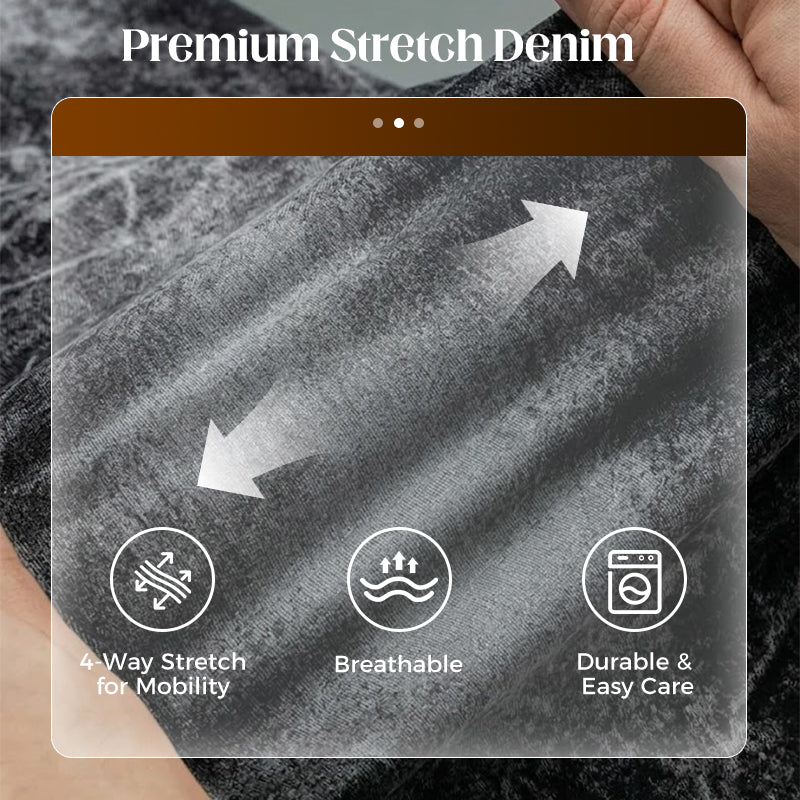 Unkomplizierte Sommer-Jeans für Herren – leichte Stretch-Qualität, gerader Schnitt, vielseitig kombinierbar ☀️👍