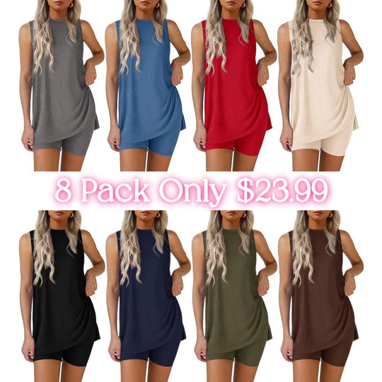 🔥Sleeveless Crewneck Women&