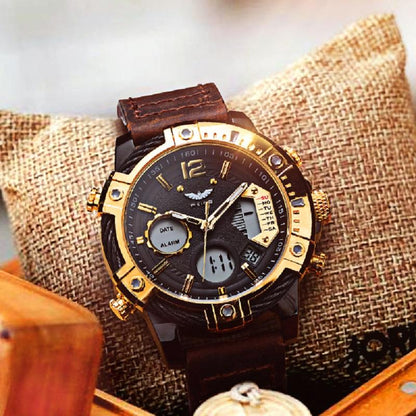 ⏰Black Friday Sale 49% OFF💥💥Multifunctional Dual Display 3ATM Waterproof Men's Quartz Sports Watch