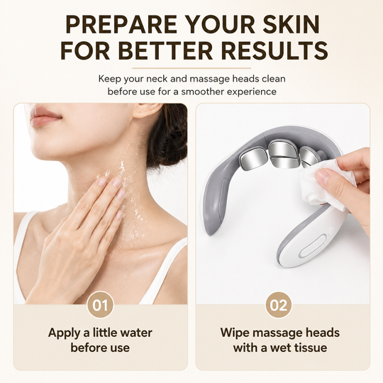 Heated 4D Neck Massager / Portable 4D Neck Relaxer