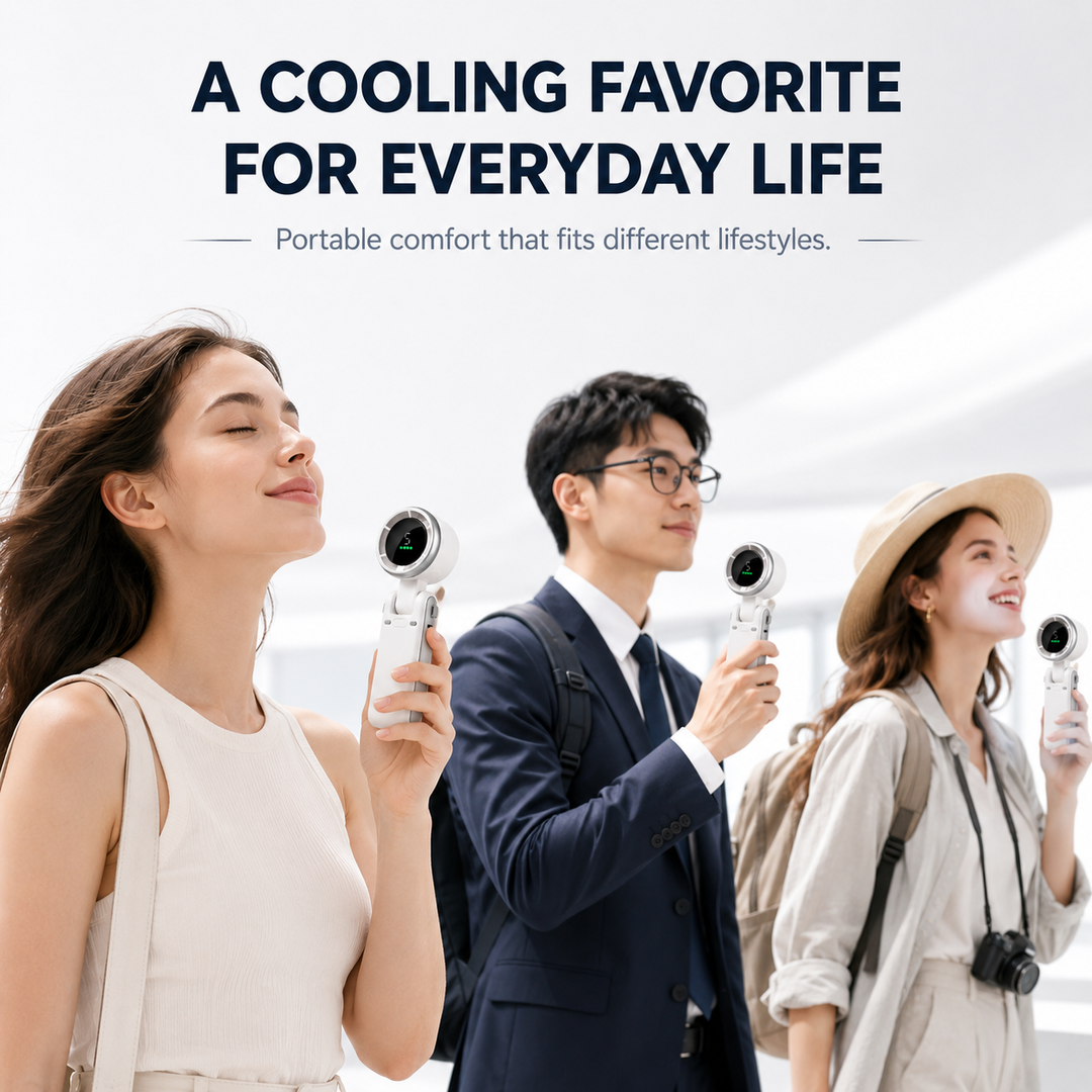 🏆LAST DAY SALE 50% OFF🔥5-Speed Foldable Handheld Fan