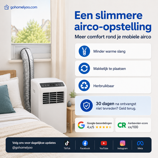 🔥Isolatiehoes voor aircoslangen: onmisbaar in huis tijdens de zomer