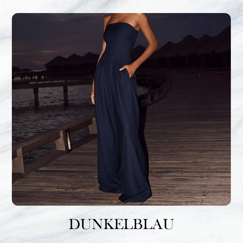 🌲Ärmelloser Jumpsuit mit Taschen💝