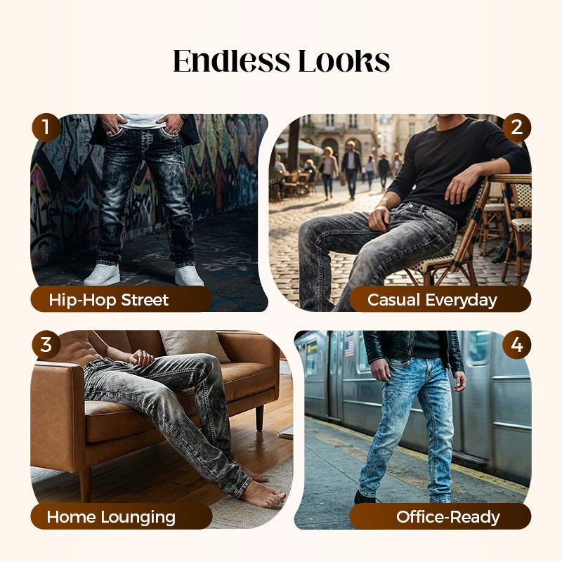 Unkomplizierte Sommer-Jeans für Herren – leichte Stretch-Qualität, gerader Schnitt, vielseitig kombinierbar ☀️👍