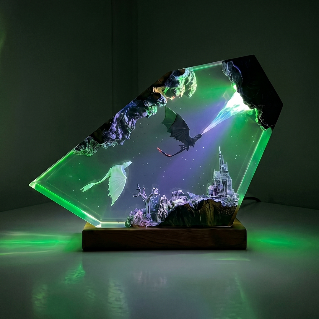 Ohnezahn Epoxid Lampe