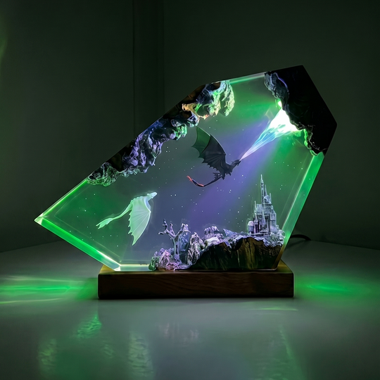 Ohnezahn Epoxid Lampe