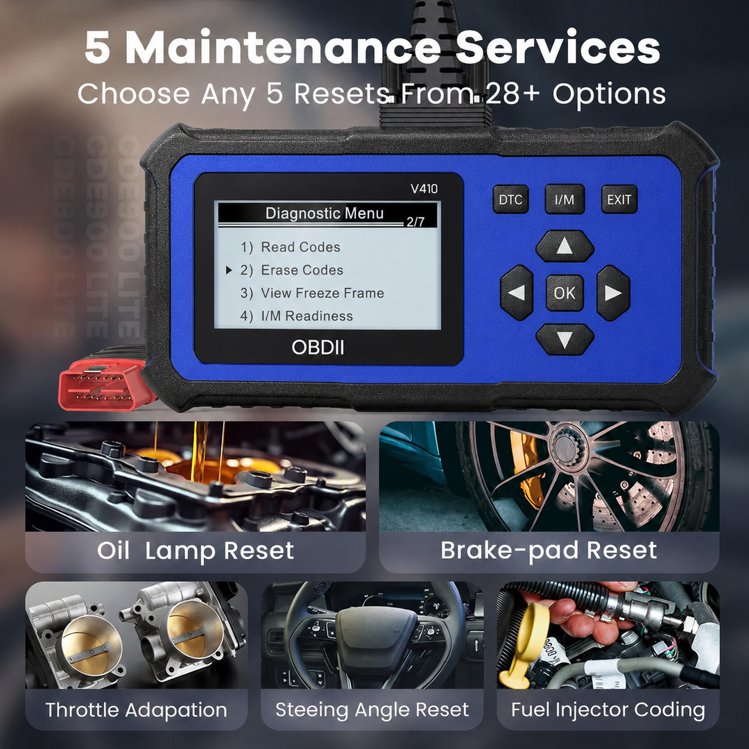 🔧🚗 53% off ⚡ Professional OBD2 scanner – Full diagnostics, one-click reset &amp; 8 languages! Compatible with all vehicles from 1996 onwards 📊💡