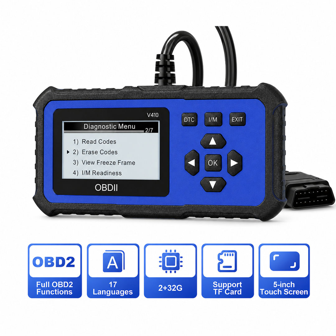 🔧🚗 53% off ⚡ Professional OBD2 scanner – Full diagnostics, one-click reset &amp; 8 languages! Compatible with all vehicles from 1996 onwards 📊💡