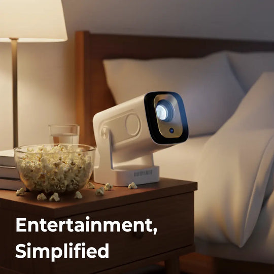Oklumi™ Pivot 2: 1080P Smart Projector with Auto Focus, WiFi 6 &amp; Voice ControlOklumi™ - Pivot 2