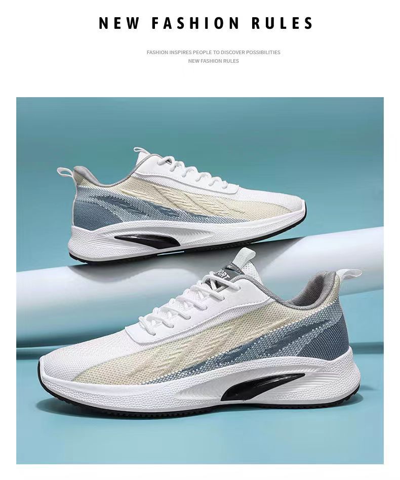 Männer Sommer fly-knit leicht lässig atmungsaktiv Turnschuhe