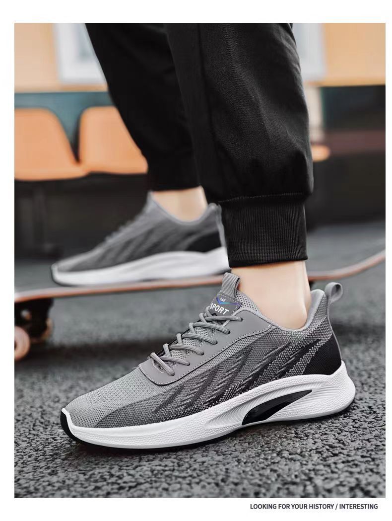 Männer Sommer fly-knit leicht lässig atmungsaktiv Turnschuhe