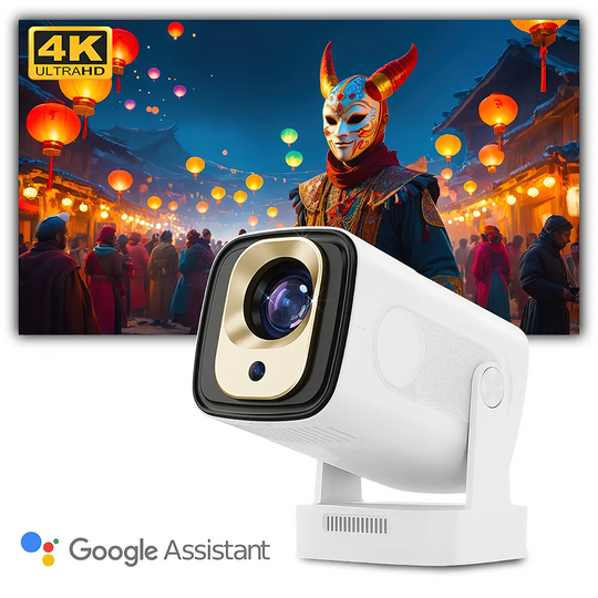 Oklumi™ Pivot 2: 1080P Smart Projector with Auto Focus, WiFi 6 &amp; Voice ControlOklumi™ - Pivot 2