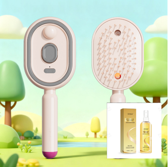 📢📢49% OFF!! ⏰✨Electric hairbrush with spray and massage🔥