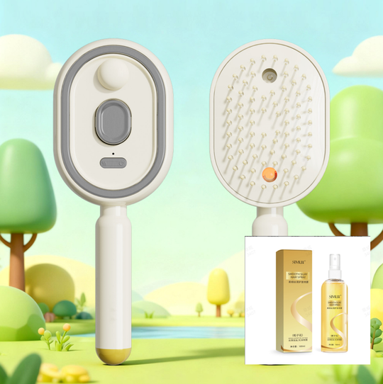 ⚡ 50% OFF NOW ! 💐 Electric Spray &amp; Massage Hair Brush – Soothing Scalp Massage, Fine Mist Spraying &amp; Smooth Hair Care Design ✨