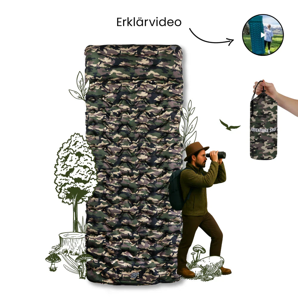 Ultralight Compact Sleeping Pad | Camping &amp; Travel Essential