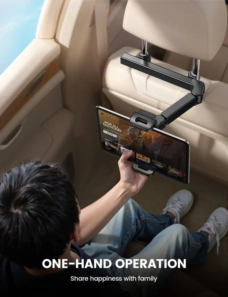 Telescopic Car Headrest Holder for Phones & Tablets