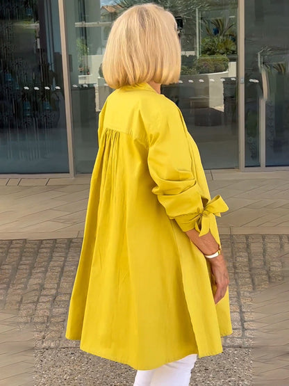 ✨2025 Neues Design✨Langjacken aus einfarbiger Baumwolle